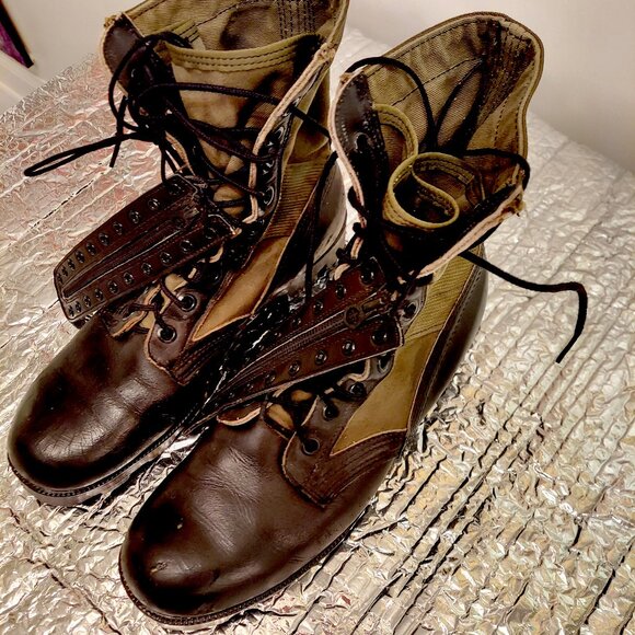Vintage Vietnam-era Jungle Boots -- Size 10.5 - Picture 3 of 9